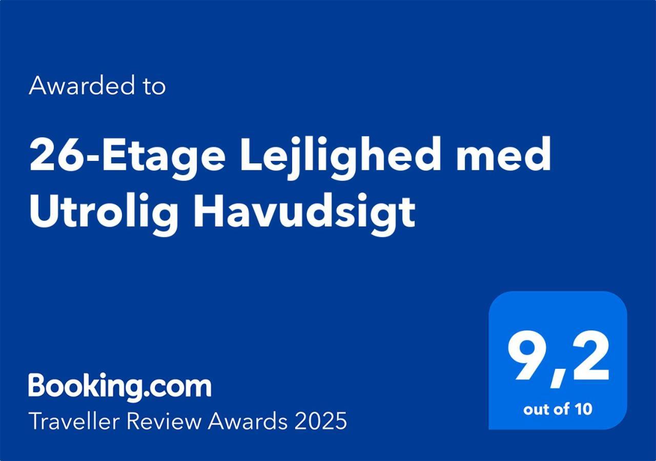26-Etage Lejlighed Med Utrolig Havudsigt Århus Dış mekan fotoğraf